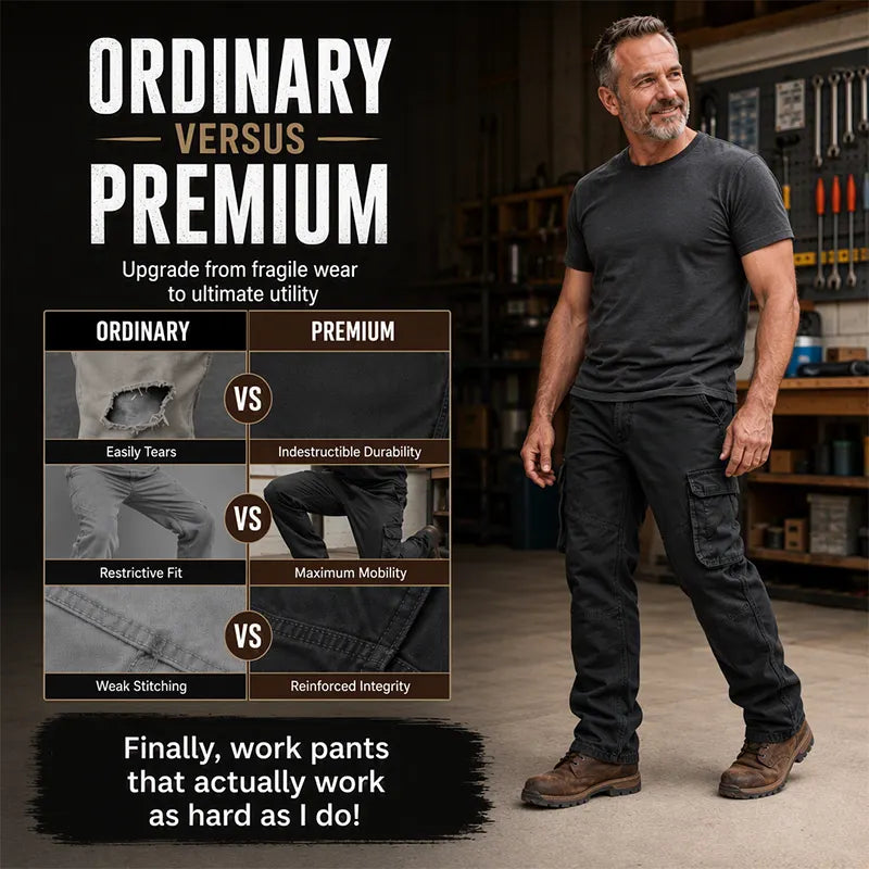 🔥 Utility Built In | Men's Multi-Pocket Tactical Cargo Pants