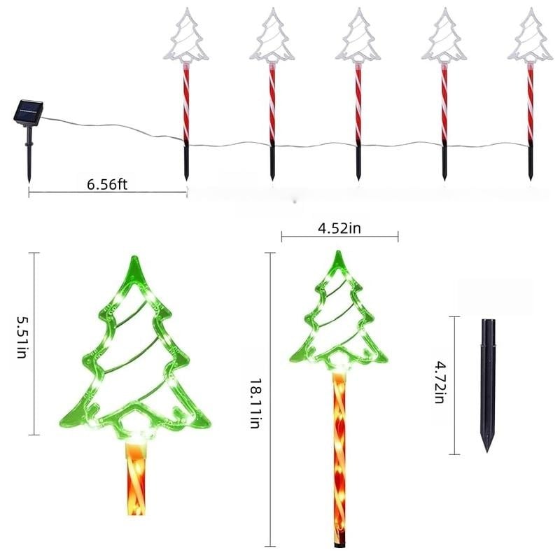 Solar Christmas Tree Lights