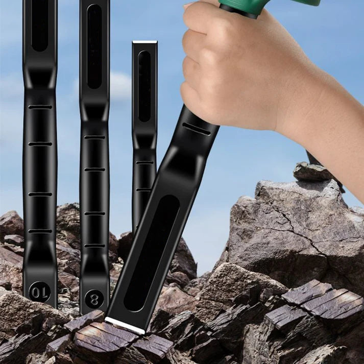 Heavy duty flat chisel and hand guard!