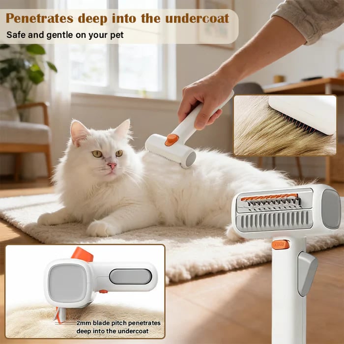 🔥2-IN-1 Pet Self-Detangling & Grooming Comb