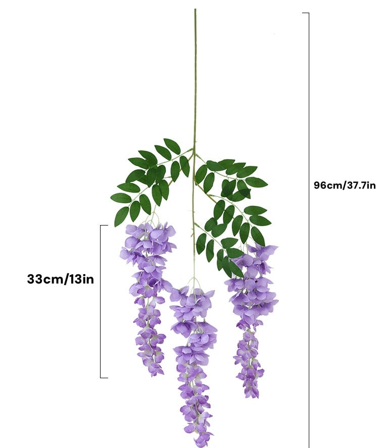 Simulation of Giant Wisteria Flowers