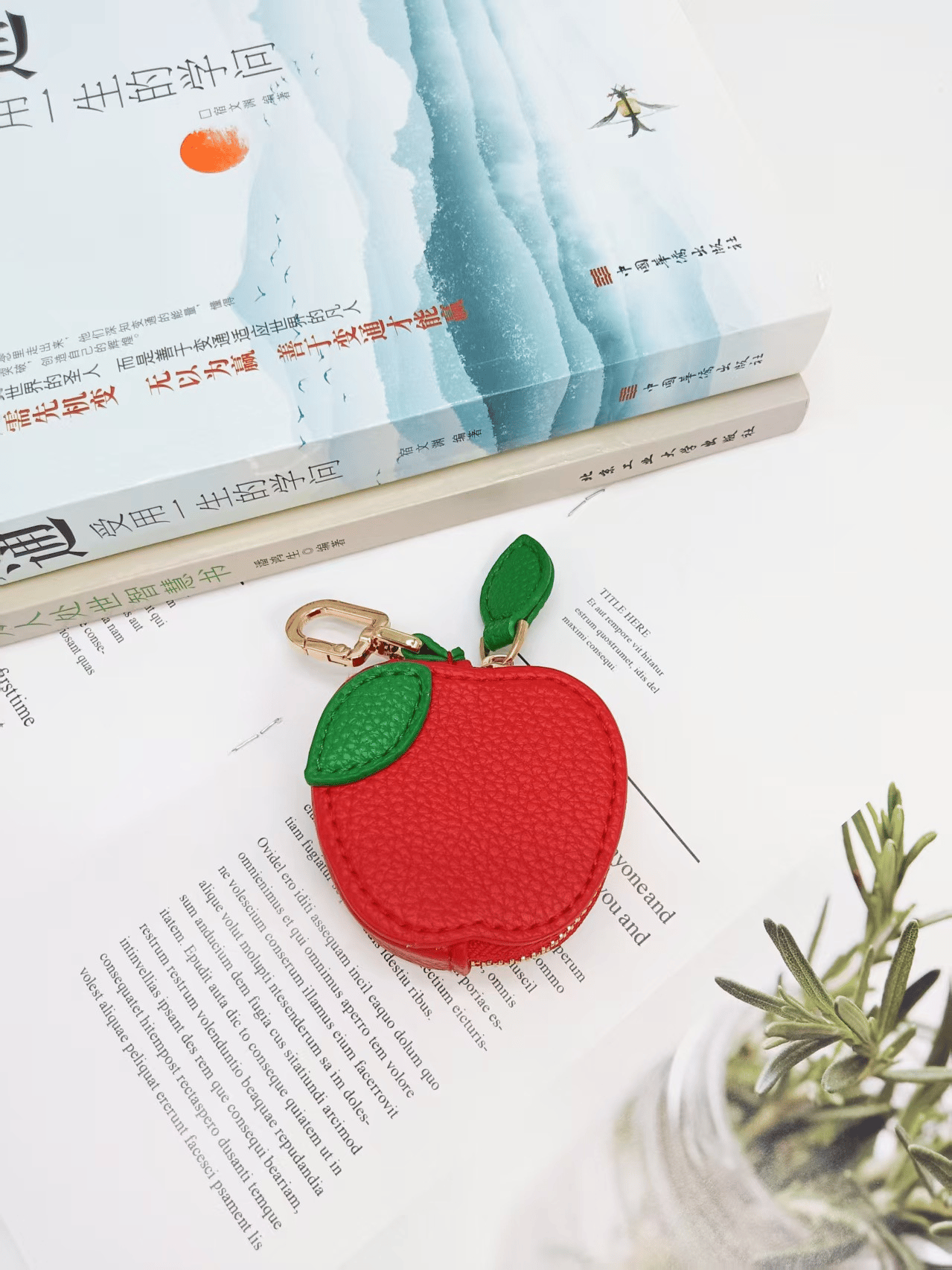 🍊Cute Fruit Coin Purse Bag Charm Airtag Accessories