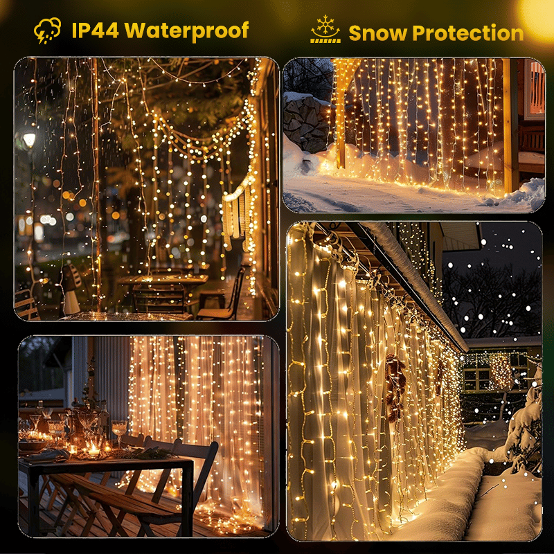 Remote-Control Led Curtain Light