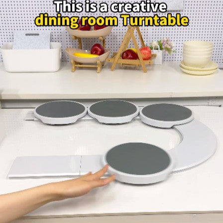 🌟Most Popular✨turntable for rectangular long and oblong tables