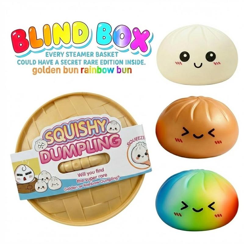 🍔💕Glitter Squishy Bun - Squeeze Away Stress for Instant Calm & Focus