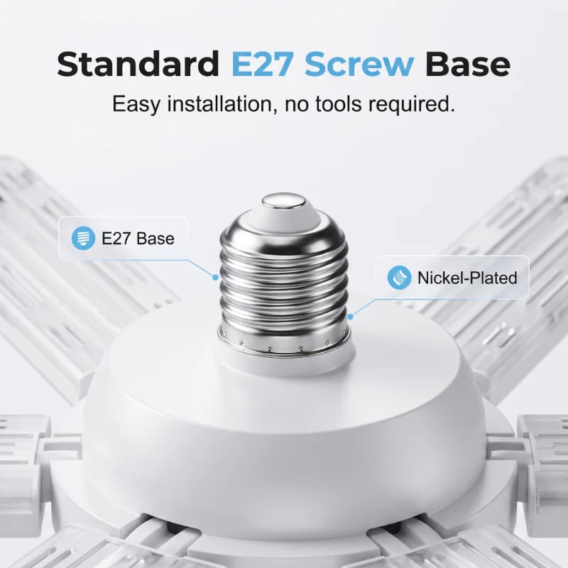 Deformable Snowflake LED Garage Light