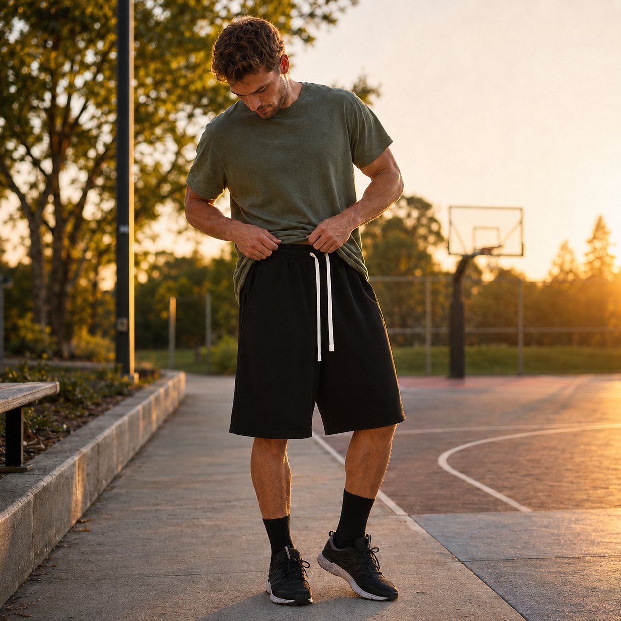 ⚡Hot Sales 49% OFF🔥Men’s Everyday Bermuda Shorts with Belt & Pockets