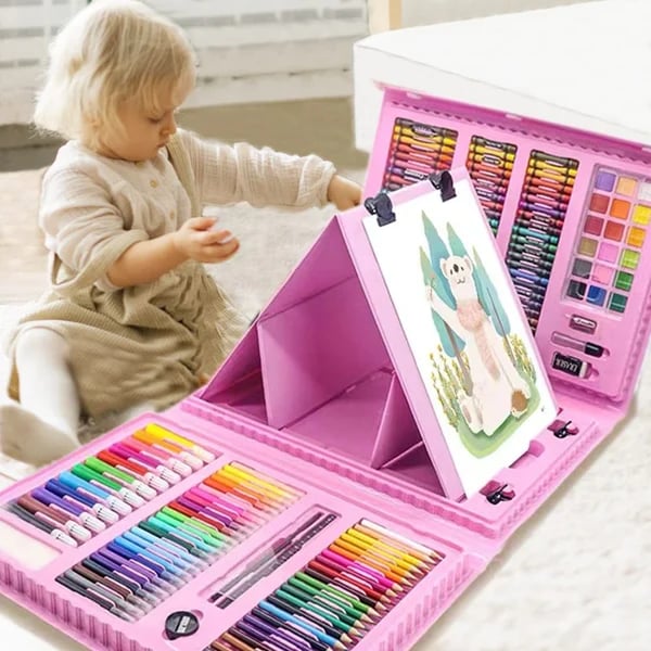 🎨✨ Deluxe 6-in-1 Art Creativity Set - Includes Drawing Tools & 12 Colors for Kids' Creative Development 🧑‍🎨🌟