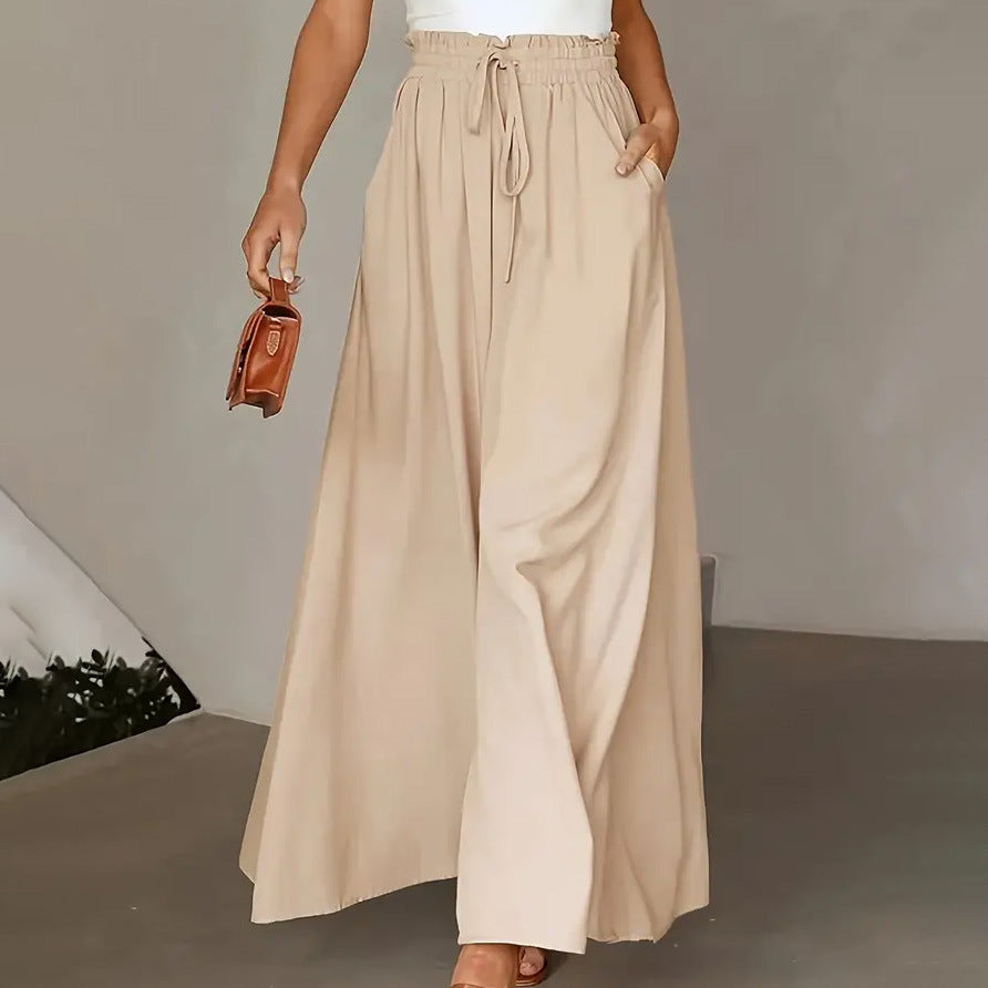 45% Off Women's High-Waisted Wide-Leg Pants