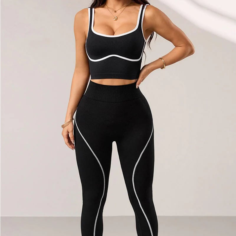 Women's High-Stretch Sports Bra & Leggings Set