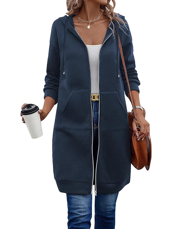🍂Women Casual Zip up Fleece Hoodies🔥