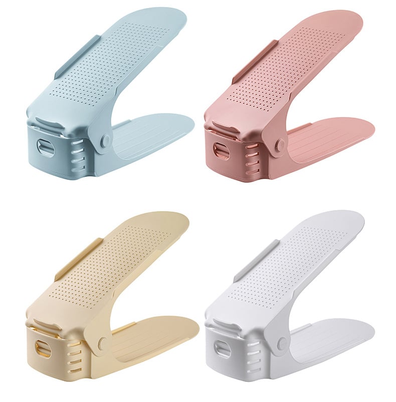 👟Adjustable Double Layer Stack Shoe Holder ,Transform Your Closet!
