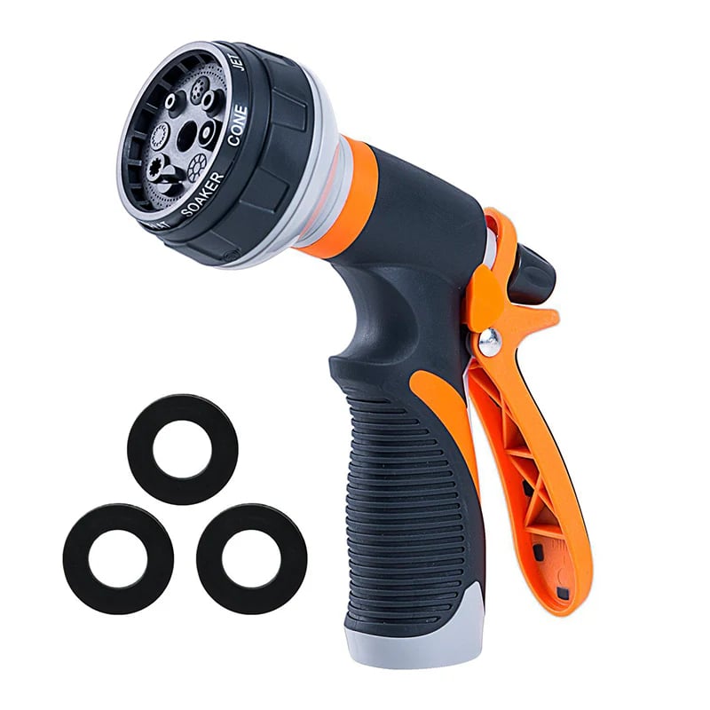 💦Household Car Wash Water Gun-Adjustable Spray, Anti-Slip Grip & Universal Connectors for Effortless Home & Vehicle Cleaning 🚗✨
