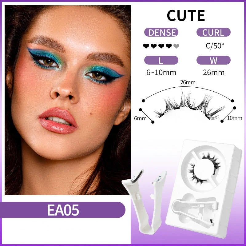 🔥2026 Hot Sale💥Buy 1 Get 1 Free🔥Reusable Magnetic Eyelashes with Applicator