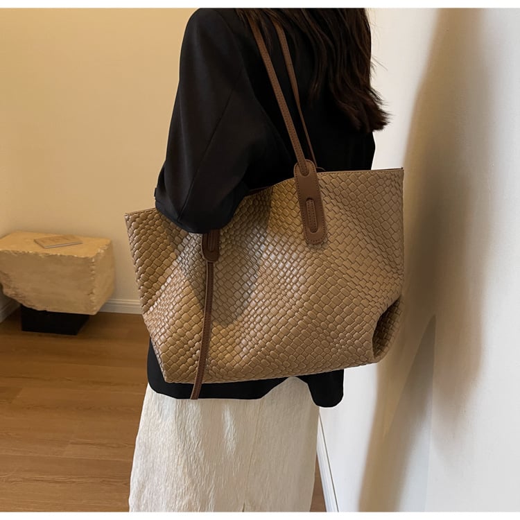 Stylish Braid Design Tote Bag for Women