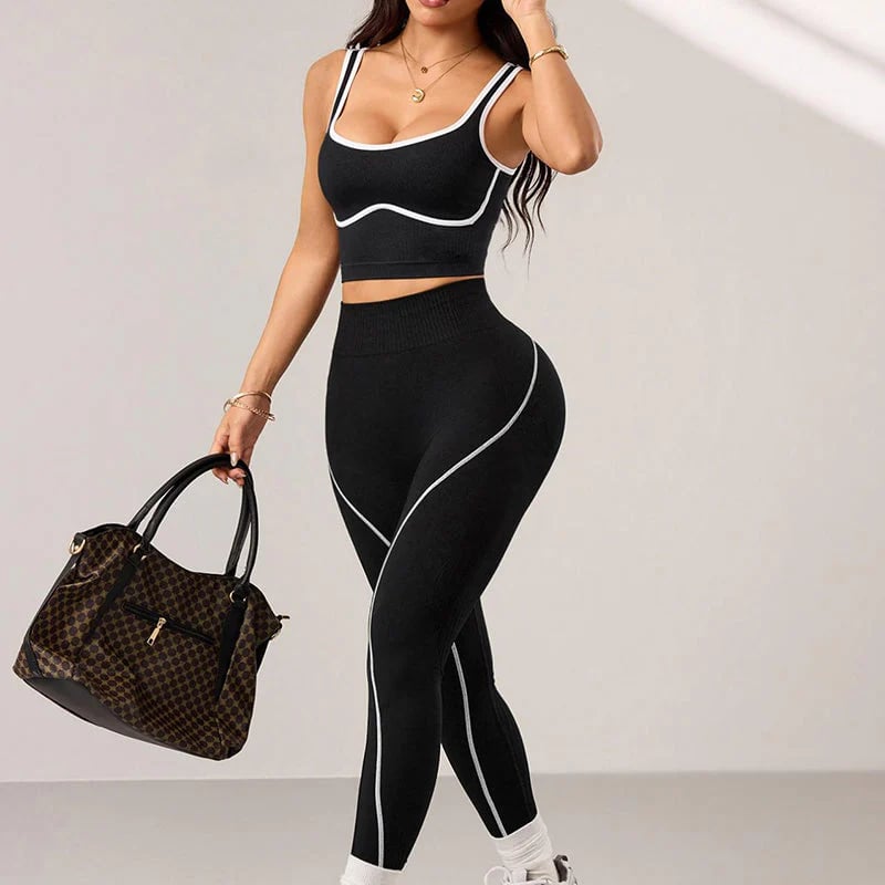 Women's High-Stretch Sports Bra & Leggings Set