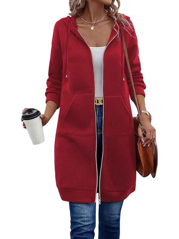 🍂Women Casual Zip up Fleece Hoodies🔥