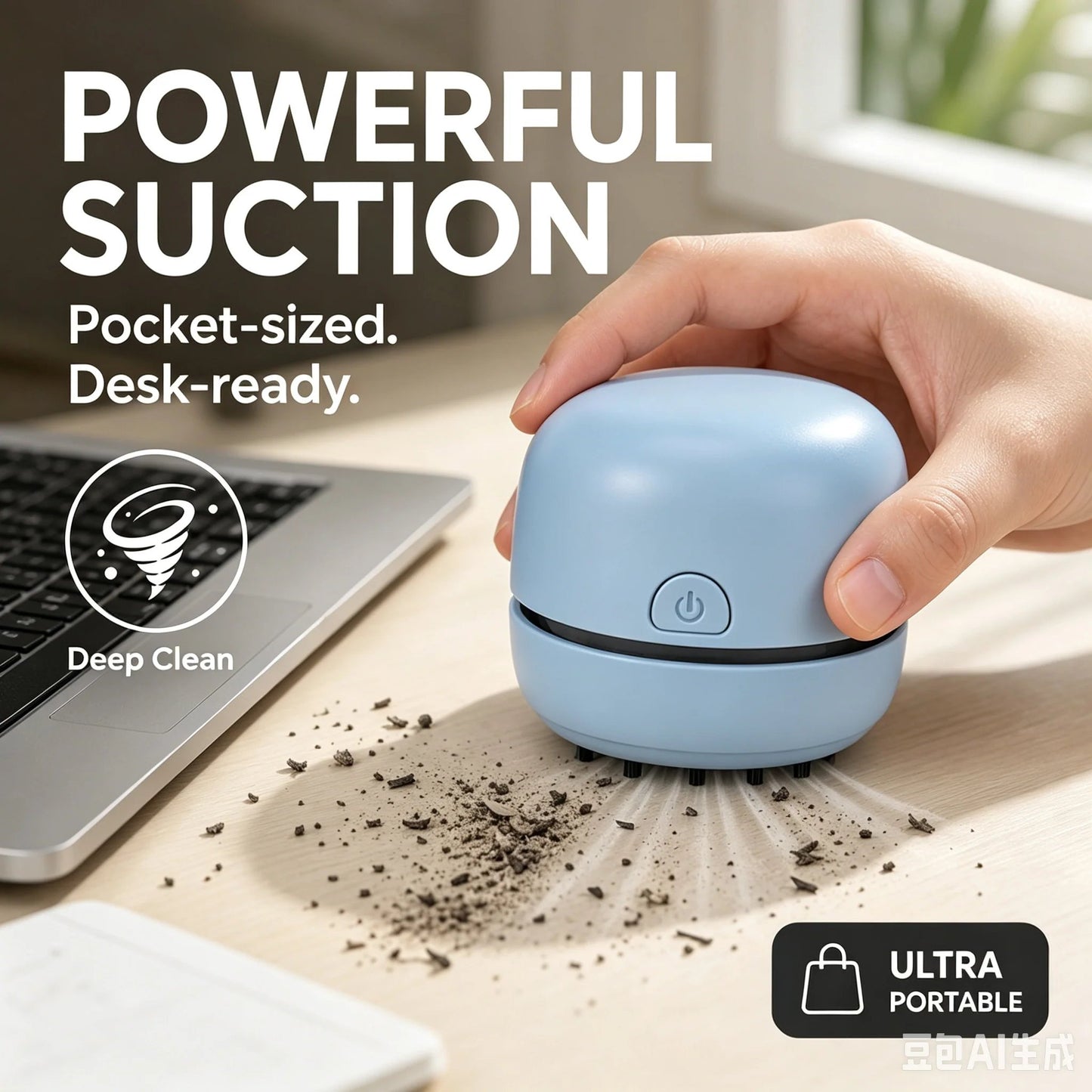 Portable Mini Desk Vacuum Cleaner