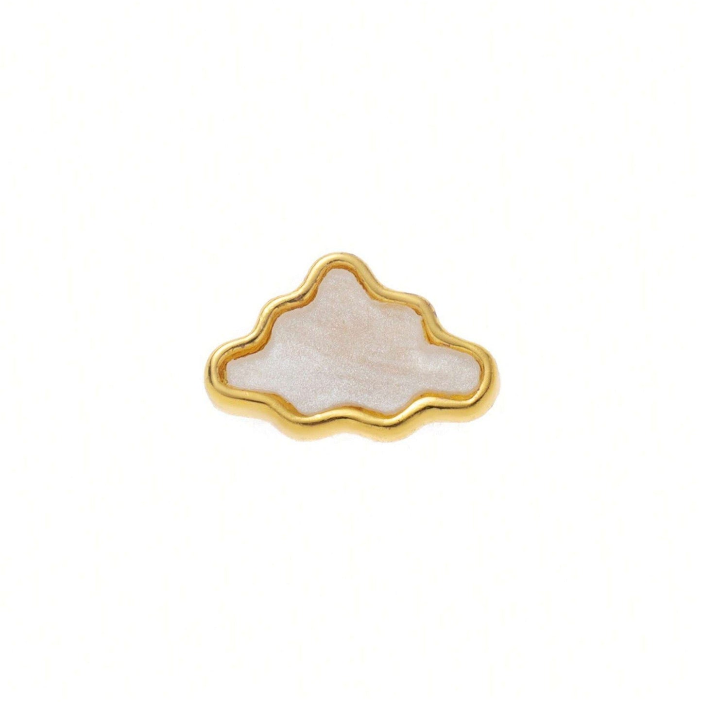 Fillable Locket Pendant Necklace: Gold-Plated Copper, 8 Mini Charms