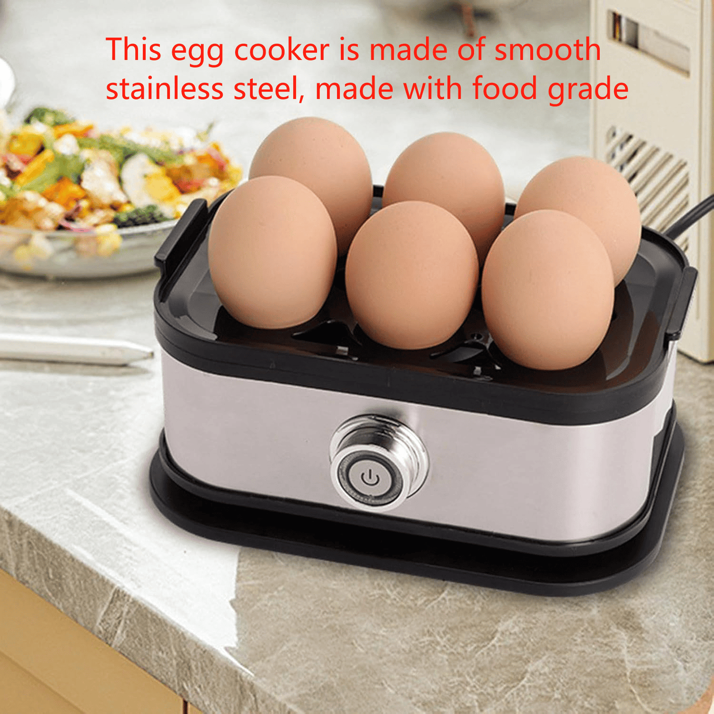 🏆💥Effortless Egg Cooking with the Ultimate Stainless Steel Egg Cooker 🍳✨,Best gifts