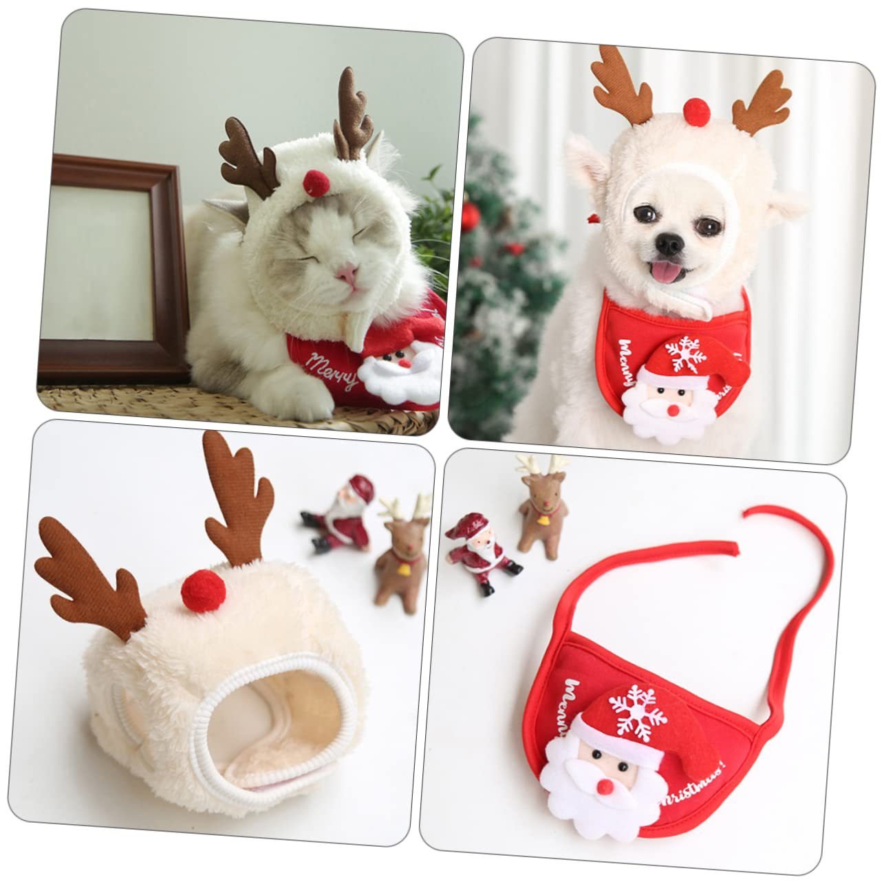 🎅🎄Cute Christmas Tree Hat with Pom-Poms