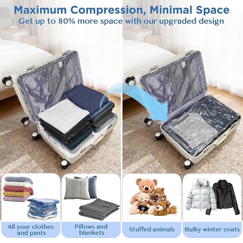 🔥Cordless Travel Vacuum Storage Bag Set