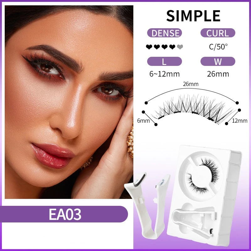 🔥2026 Hot Sale💥Buy 1 Get 1 Free🔥Reusable Magnetic Eyelashes with Applicator