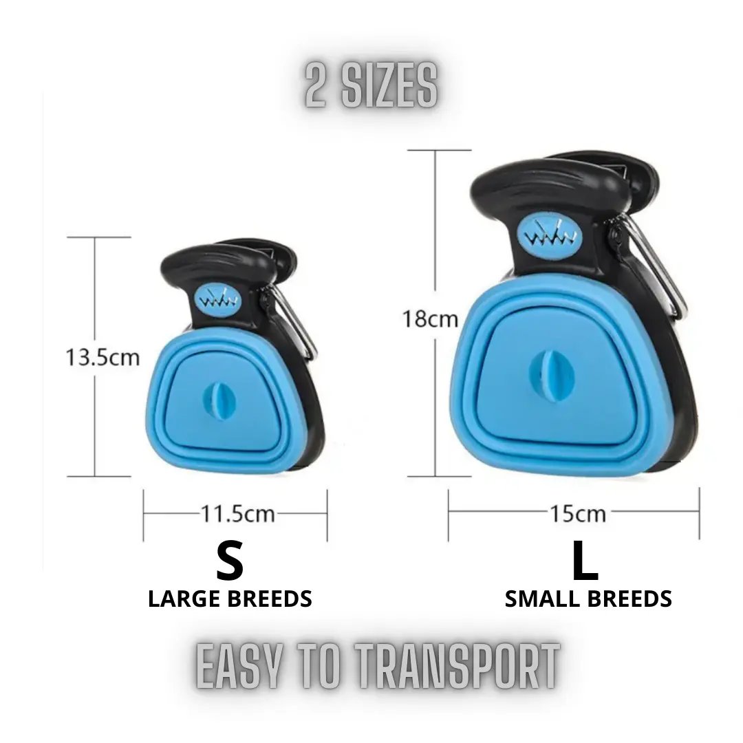 No-Touch Poop Scooper - Foldable wide-mouth pet waste cleaning tool! 🐕