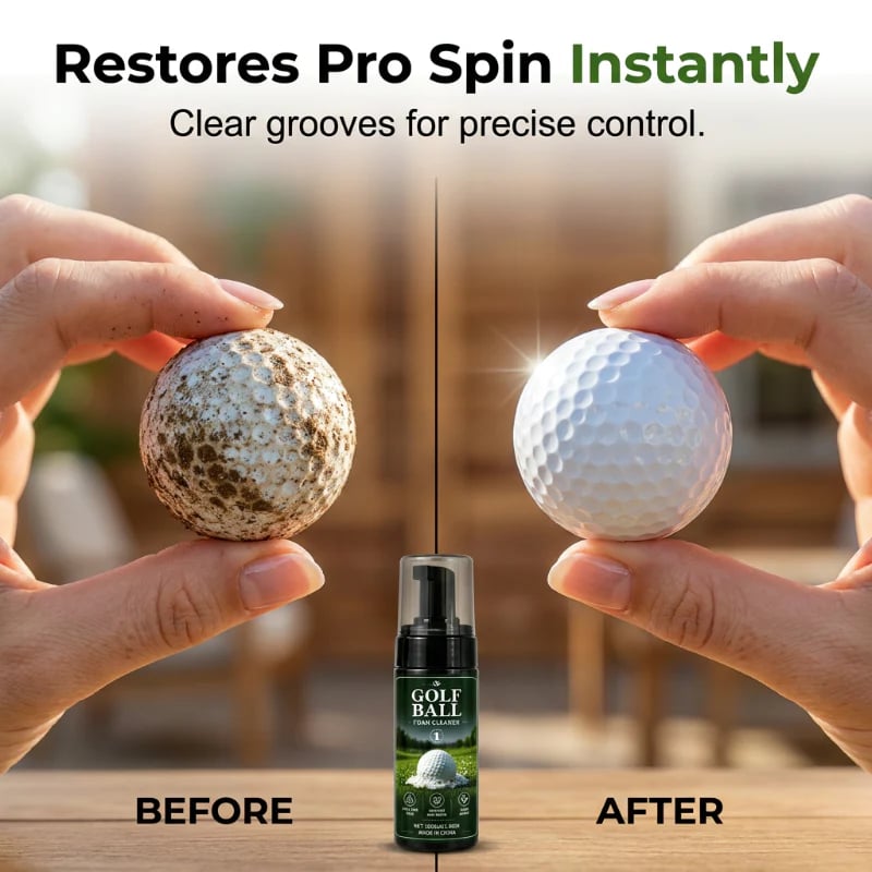 🔥Super sale!Portable Golf Ball Foaming Cleaner