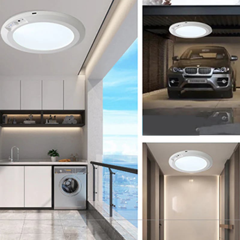 💡Rechargeable Motion Sensor Ceiling Light with Remote - Magnetic Wireless Ceiling Light Battery Powered