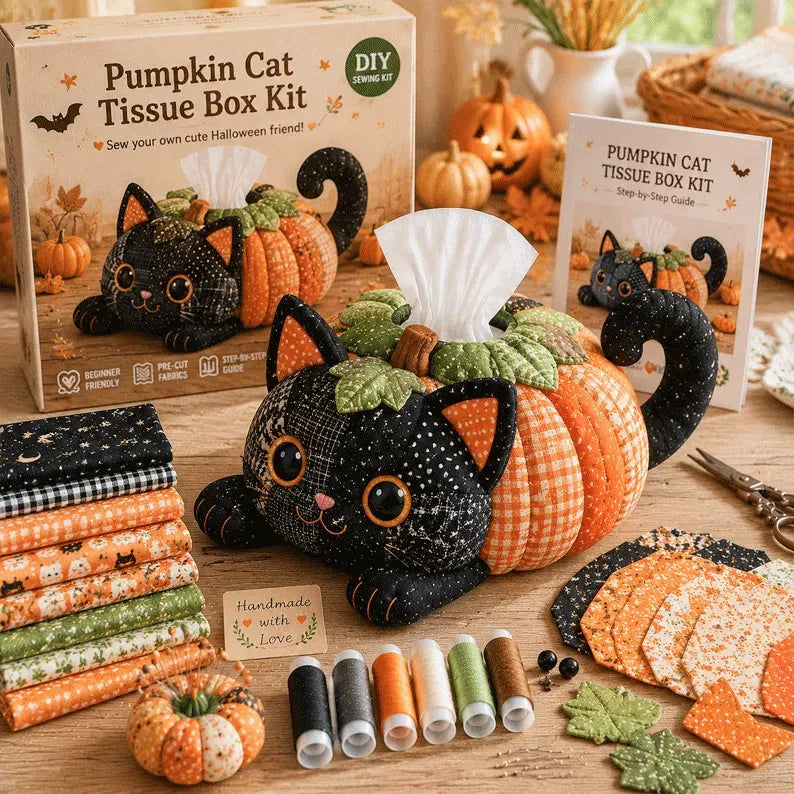 ⚡New Arrival🧵DIY Animal-Themed Patchwork-Style Tissue Box Kit