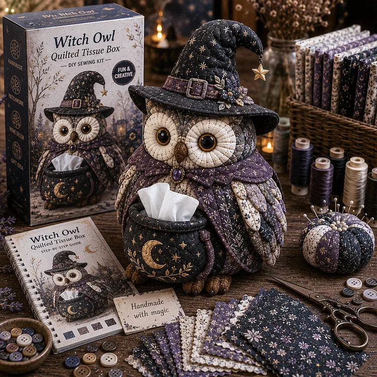 ⚡New Arrival🧵DIY Animal-Themed Patchwork-Style Tissue Box Kit