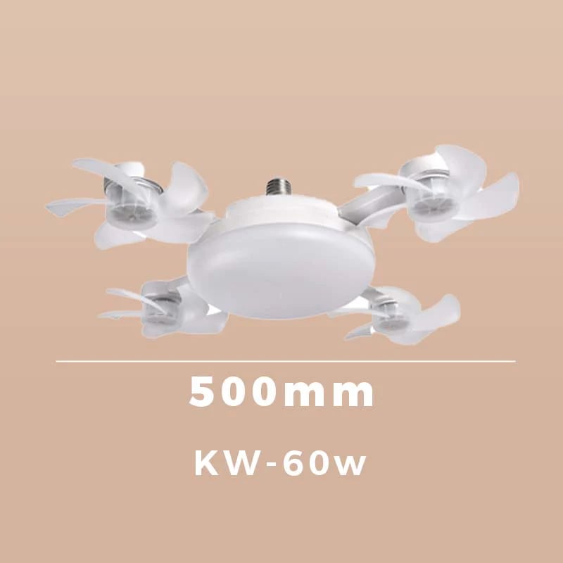 Remote-Controlled LED Ceiling Fan Light