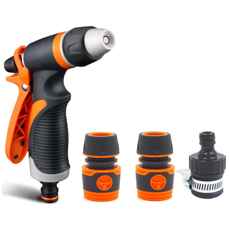 💦Household Car Wash Water Gun-Adjustable Spray, Anti-Slip Grip & Universal Connectors for Effortless Home & Vehicle Cleaning 🚗✨