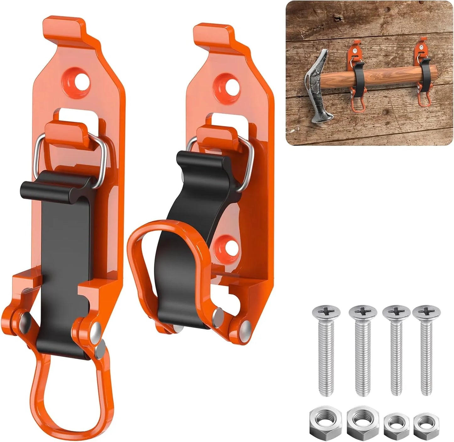 🚜Essential gear for road trips🔥Metal-rubber shovel mounting clamp