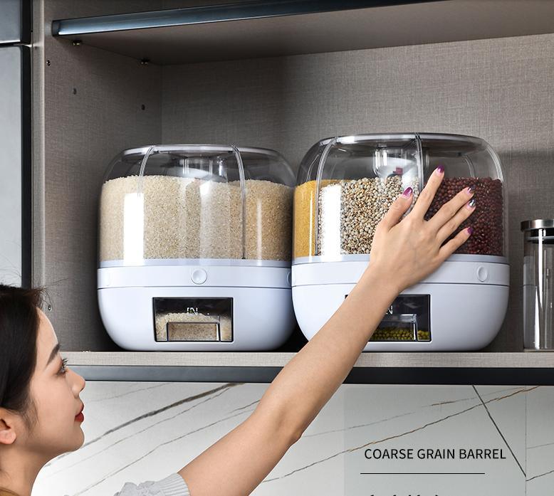 🎁Rotary Large Capacity Grain Storage Container
