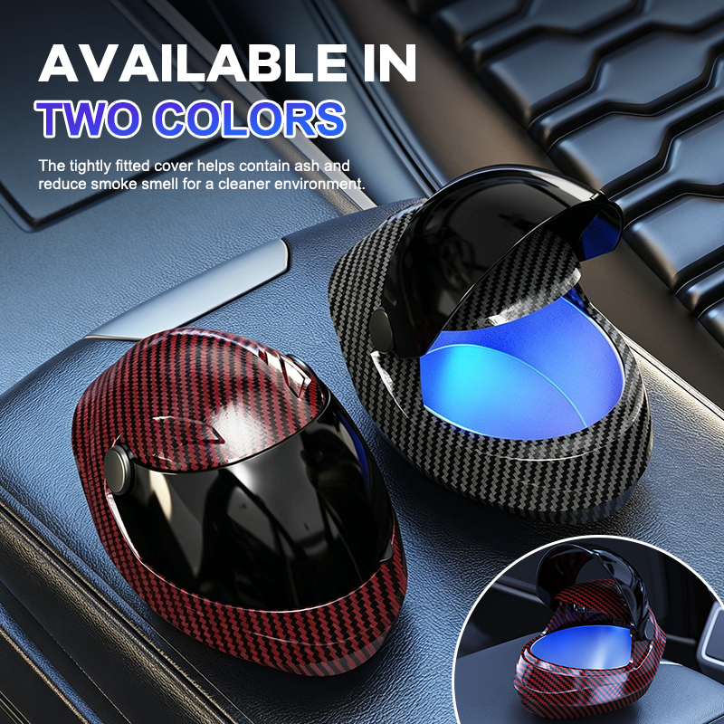 🔧 Motorcycle Helmet Style Car Ashtray