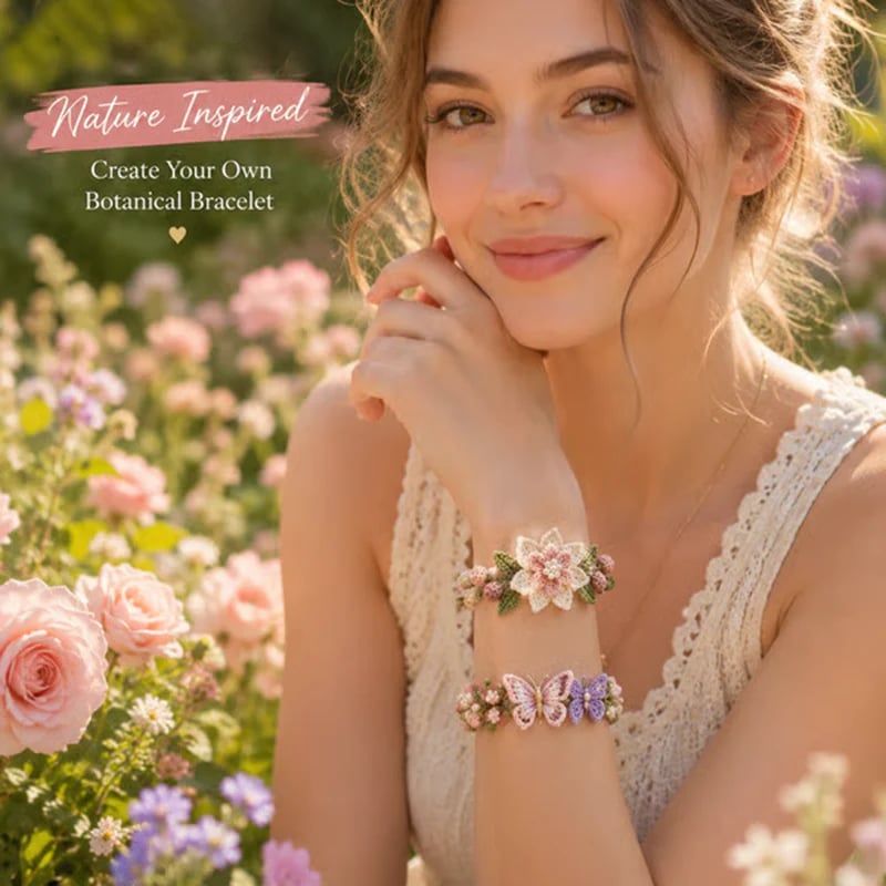 Nature-Inspired DIY Crochet Bracelet Kit