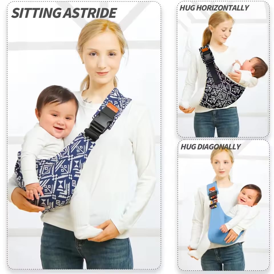 👶💪Portable One-Shoulder Toddler Carrier - Comfort On-the-Go for You and Your Little One!