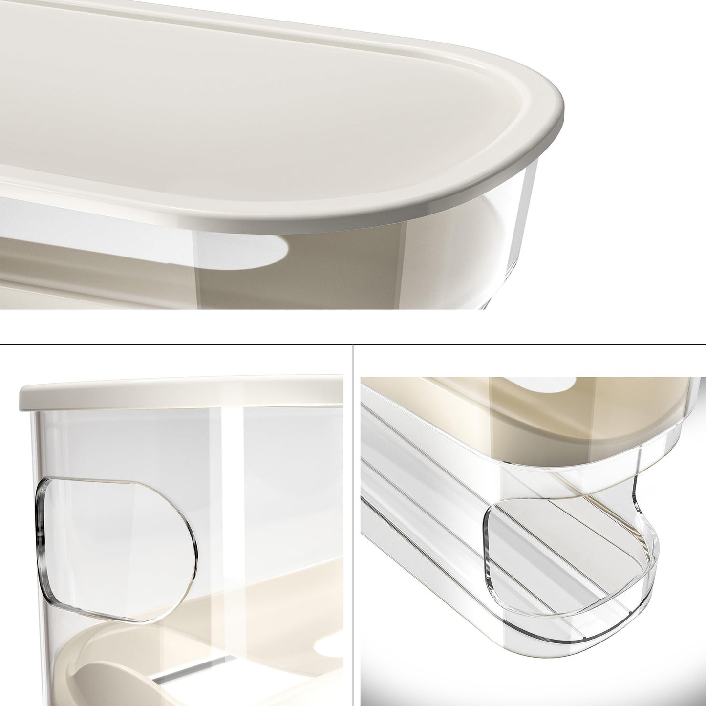 Auto Rolling Fridge Egg Organizer