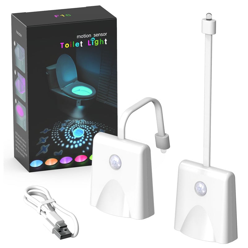 🔥Hot Sale🔥Waterproof LED Rechargeable Toilet Smart Night Light
