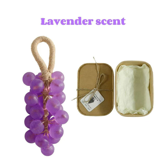 🔥Personalized Original Handmade Crystal Grape Soap Gentle Cleansing Soap
