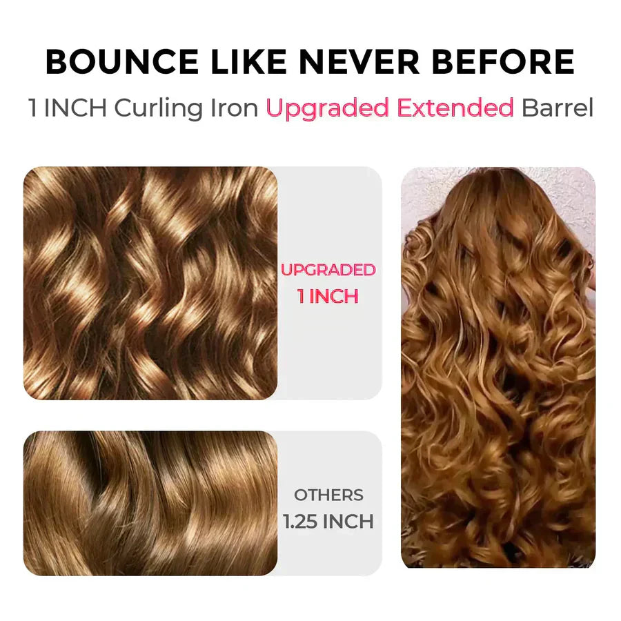 Automatic Hair Curler - 4 Temperature Settings, Tangle-Free Technology & Long-Lasting Curls for Salon-Worthy Styling