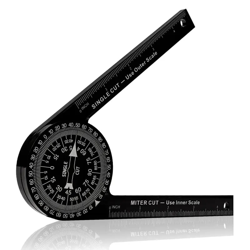 📏 7-Inch Aluminum Miter Saw Protractor | Precision Angle Finder