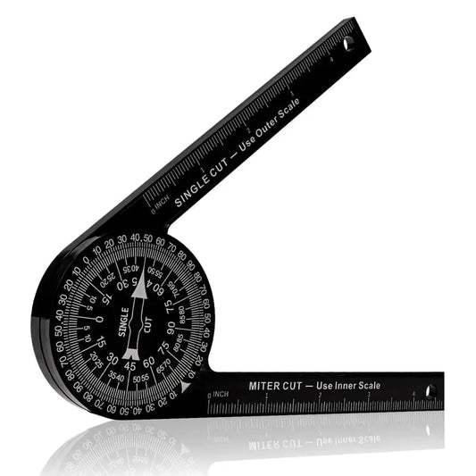 📏 7-Inch Aluminum Miter Saw Protractor | Precision Angle Finder