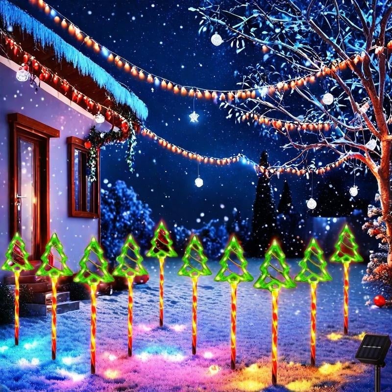 Solar Christmas Tree Lights