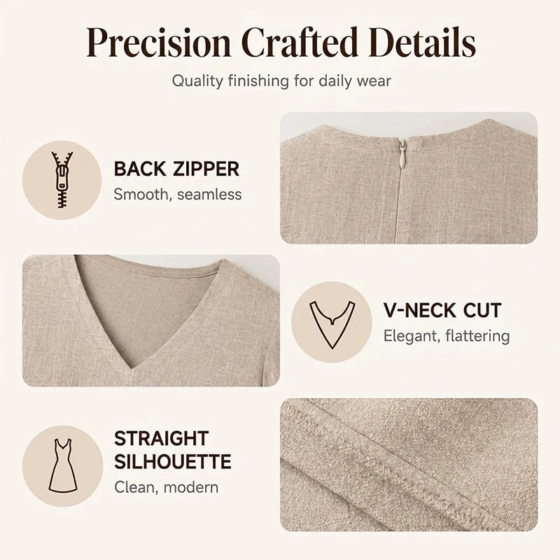 ⌛Limited-Time Offer-Women's Short Sleeve V-Neck Maxi Dress