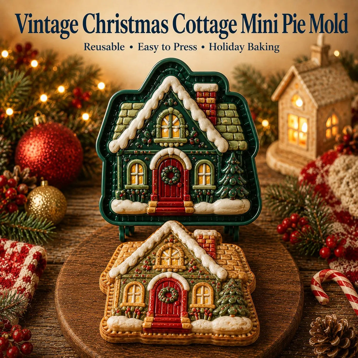 🎄Christmas Mini Pie Mold Collection🥧✨