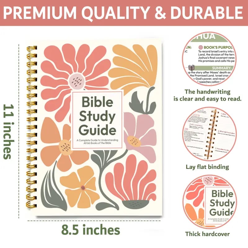 ✝️📚Bible Study Guide for Women & Men: A Complete Guide to Understanding All 66 Books of the Bible