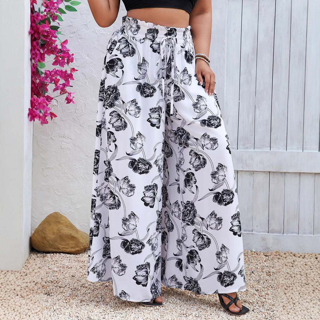 45% Off Women's High-Waisted Wide-Leg Pants